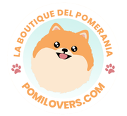 Logo Pomilovers.com La boutique del pomerania, tienda online para pomerania y perros de raza pequeñas